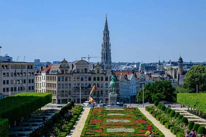 Aussicht am Mont des Arts